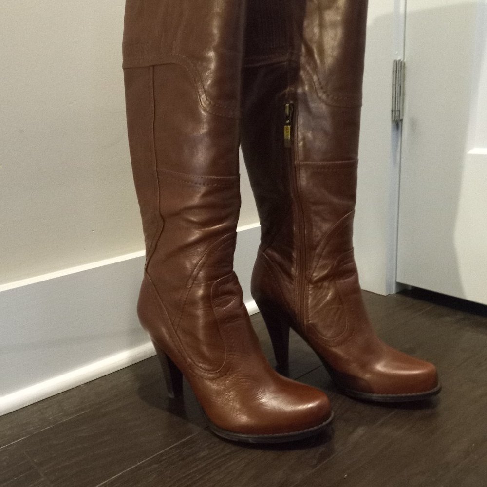 Guess Tall Boots- Leather Upper